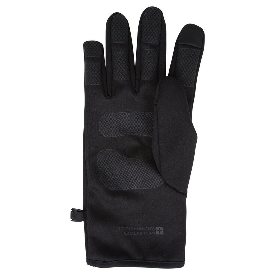 Mountain Warehouse Guanti antiscivolo con fodera in nano pile  