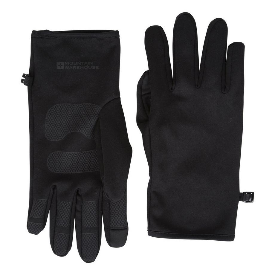 Mountain Warehouse Guanti antiscivolo con fodera in nano pile  