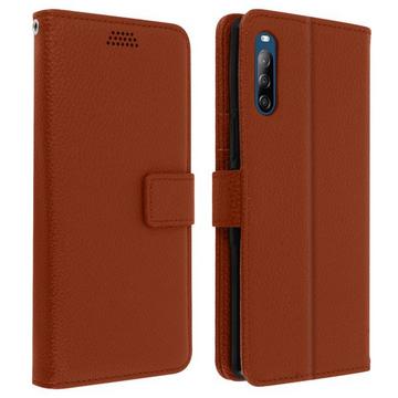 Etui Sony Xperia L4 Portefeuille Marron