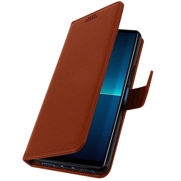 Avizar  Etui Sony Xperia L4 Portefeuille Marron 