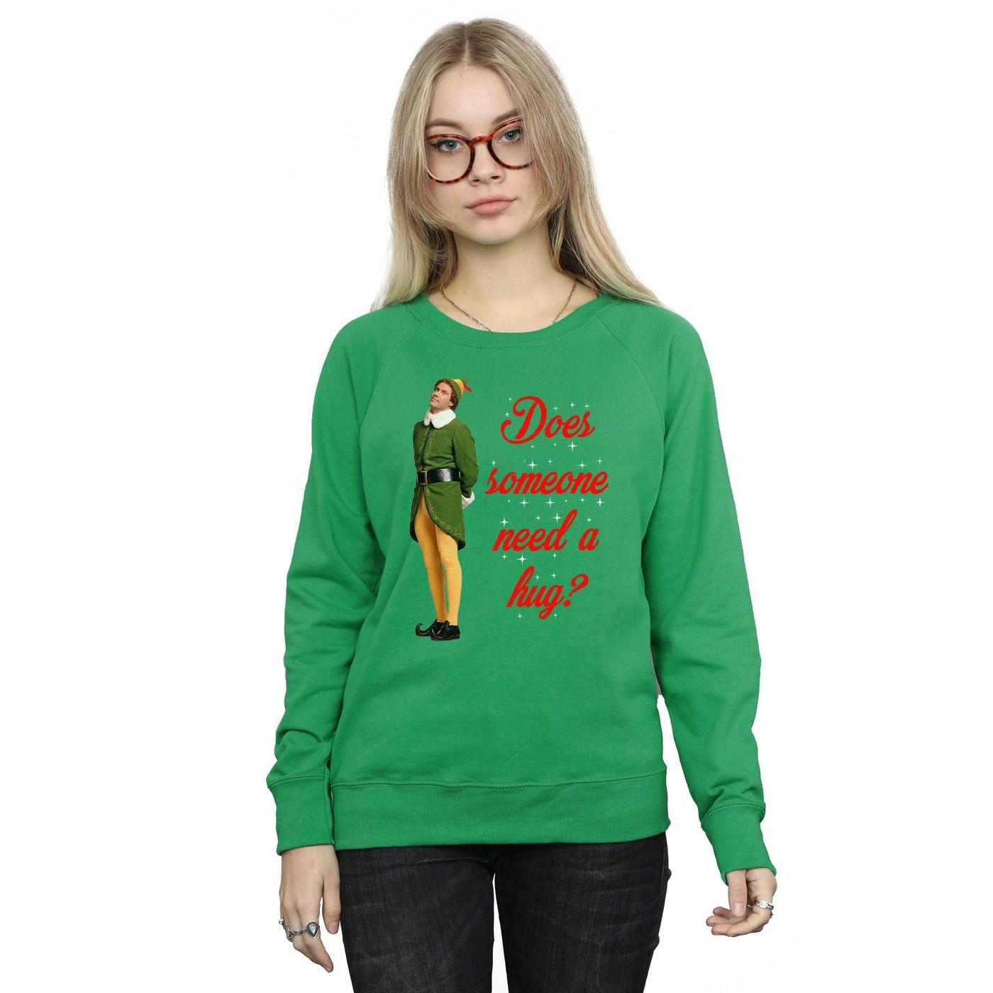 Elf Does Someone Need A Hug Sweatshirt  