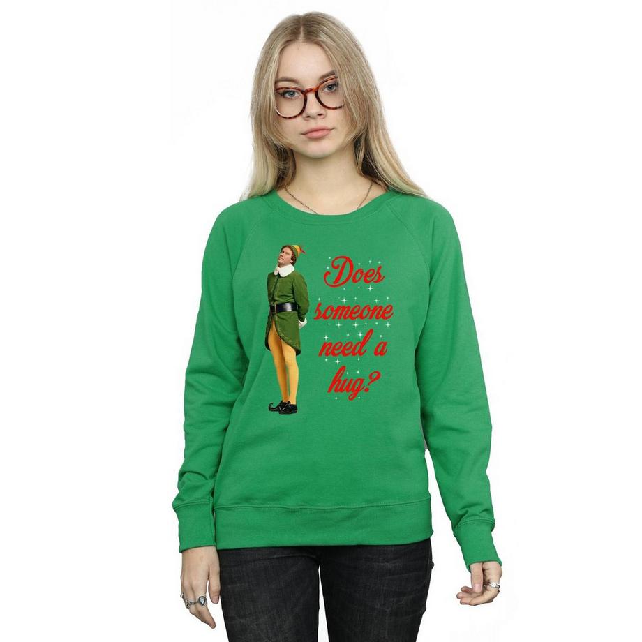 Elf Does Someone Need A Hug Sweatshirt  