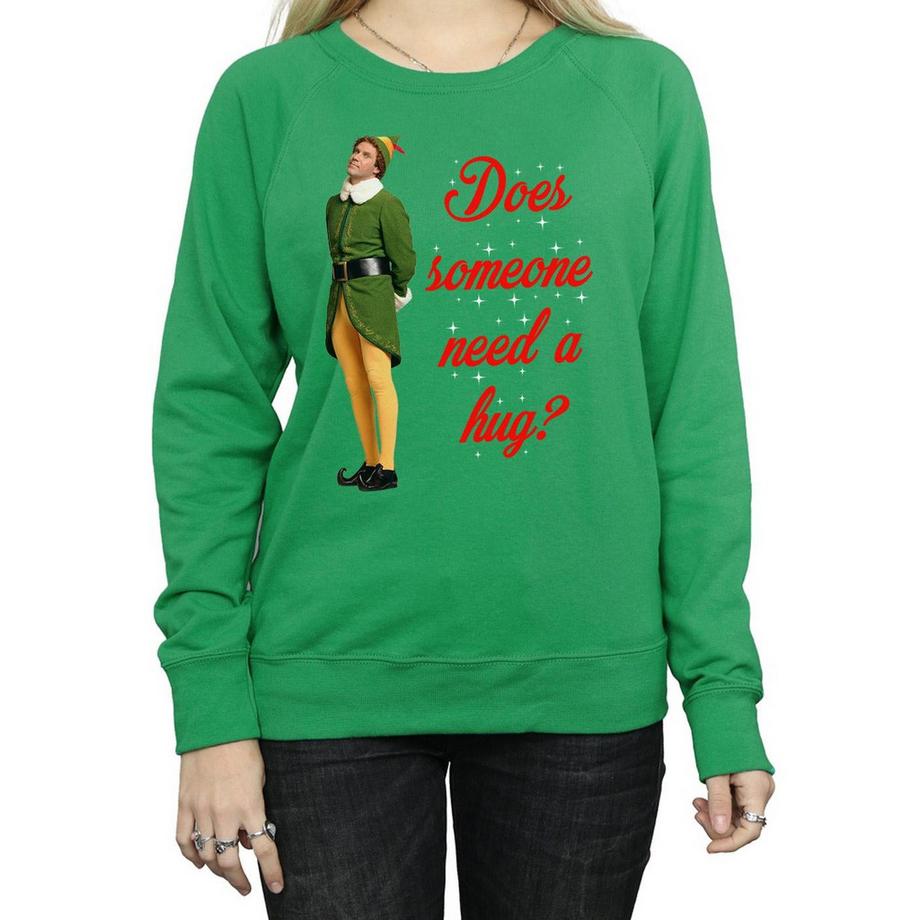Elf Does Someone Need A Hug Sweatshirt  