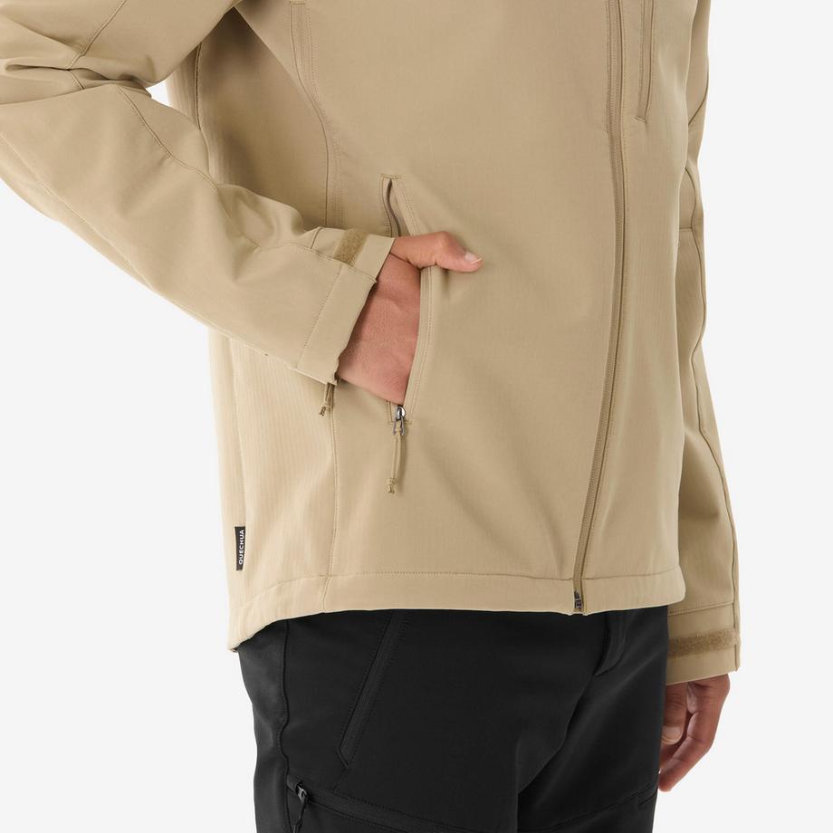 QUECHUA  Winddichte Softshell-Trekkingjacke für Männer, MT500 