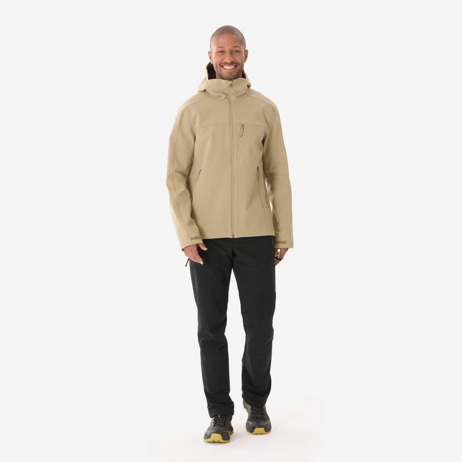 QUECHUA  Winddichte Softshell-Trekkingjacke für Männer, MT500 