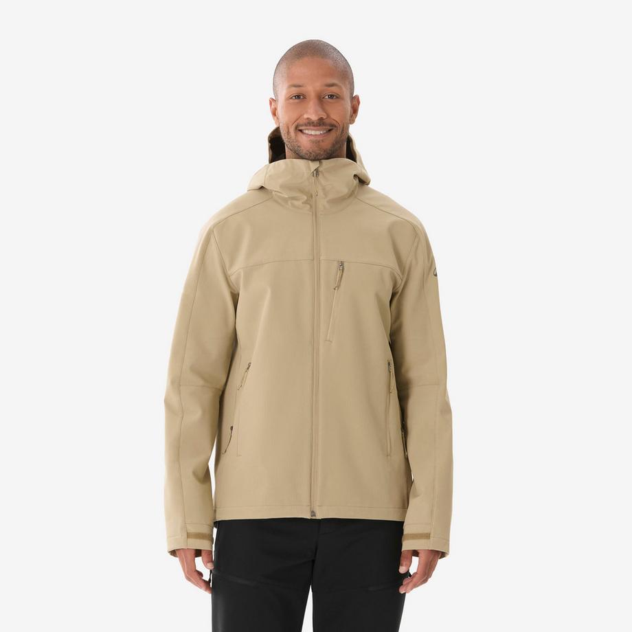 Veste de trek coupe-vent softshell homme MT500