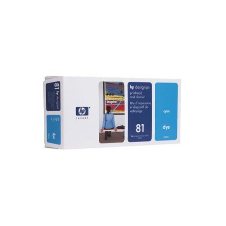 HEWLETT PACKARD  HP Druckkopf 81 cyan C4951A DesignJet 5000/5000PS 13ml 