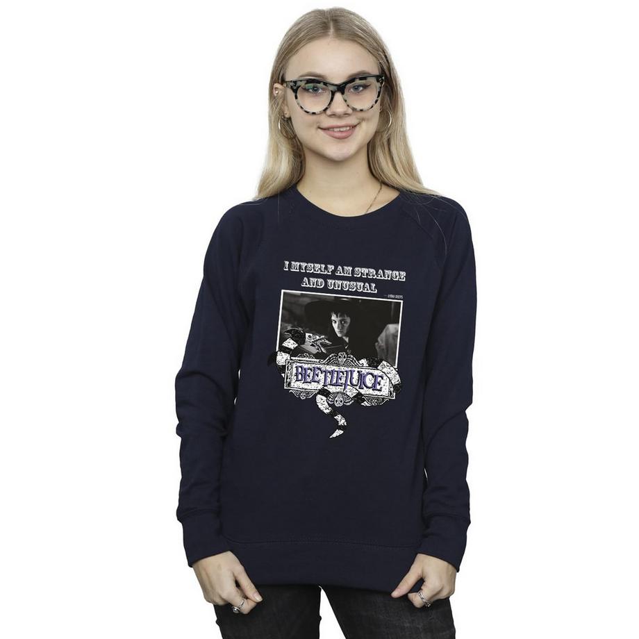 Beetlejuice I Myself Am Strange And Unusual Sweatshirt  