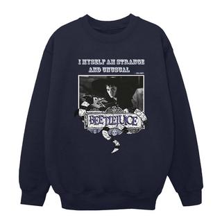 Beetlejuice I Myself Am Strange And Unusual Sweatshirt  