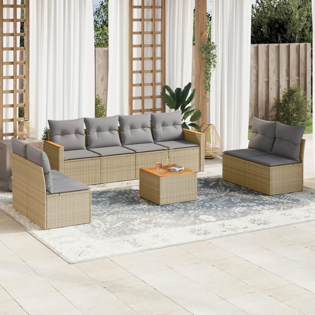 VidaXL Garten sofagarnitur poly-rattan  