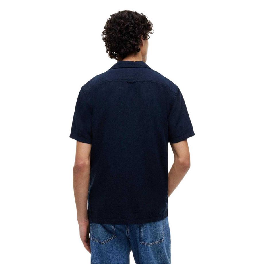 TOMMY JEANS Camicia Maniche Corte in Lino  