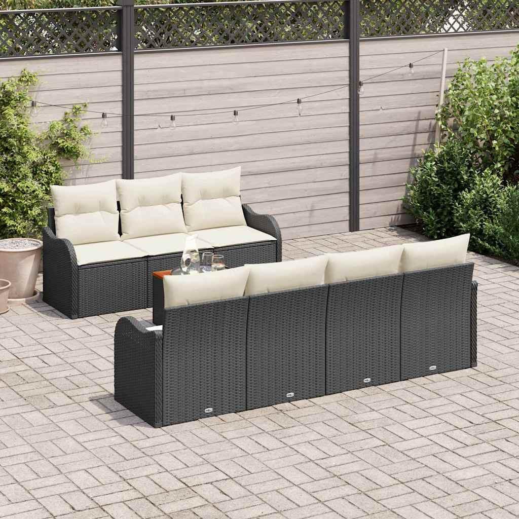 VidaXL Ensemble de canapé de jardin poly rattan  