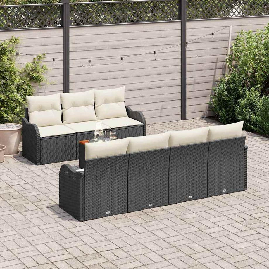 VidaXL Garten-sofa poly-rattan  