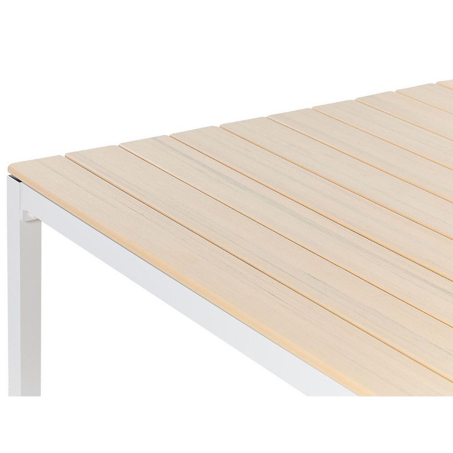 Beliani Tavolo da pranzo da giardino en Legno plastico Moderno PRATO  