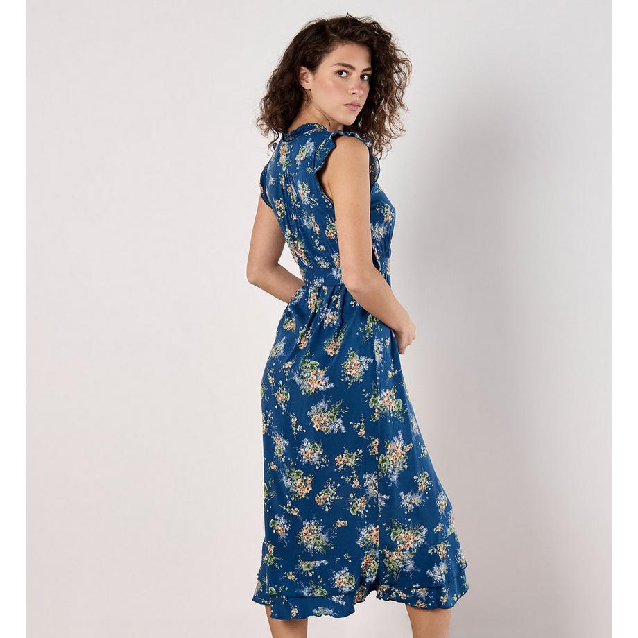 APRICOT Geblümtes Midikleid  