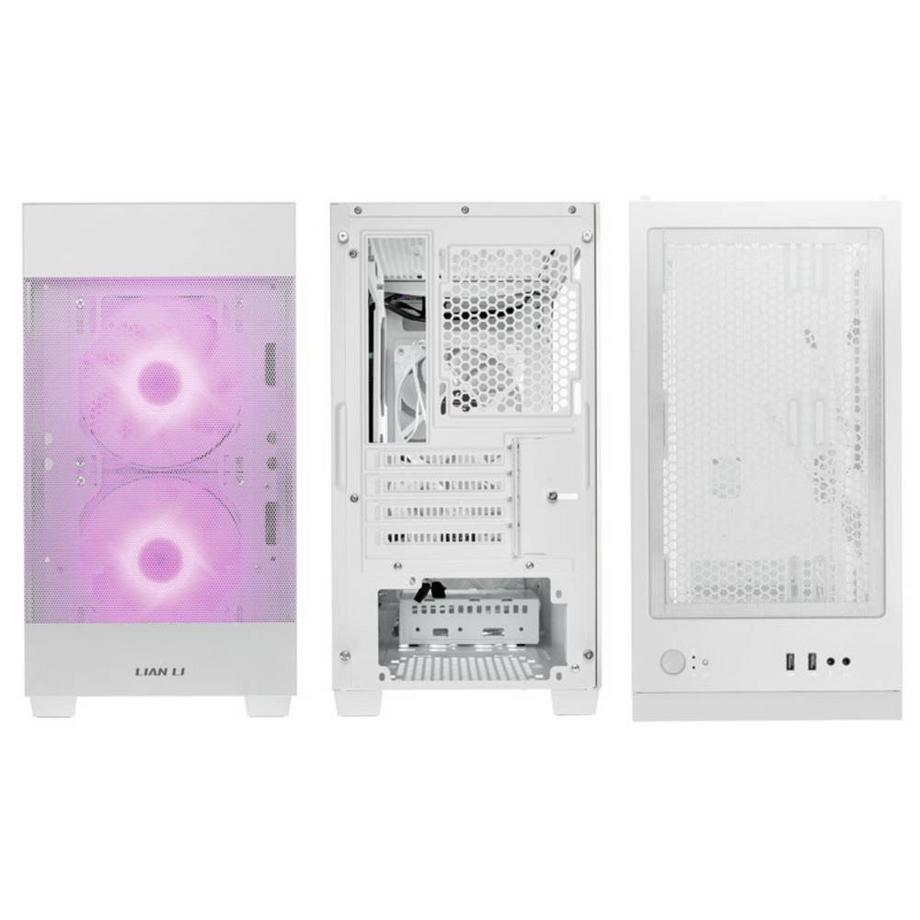 Lian Li  Boîtier micro ATX mesh Lancool 205M, verre trempé 