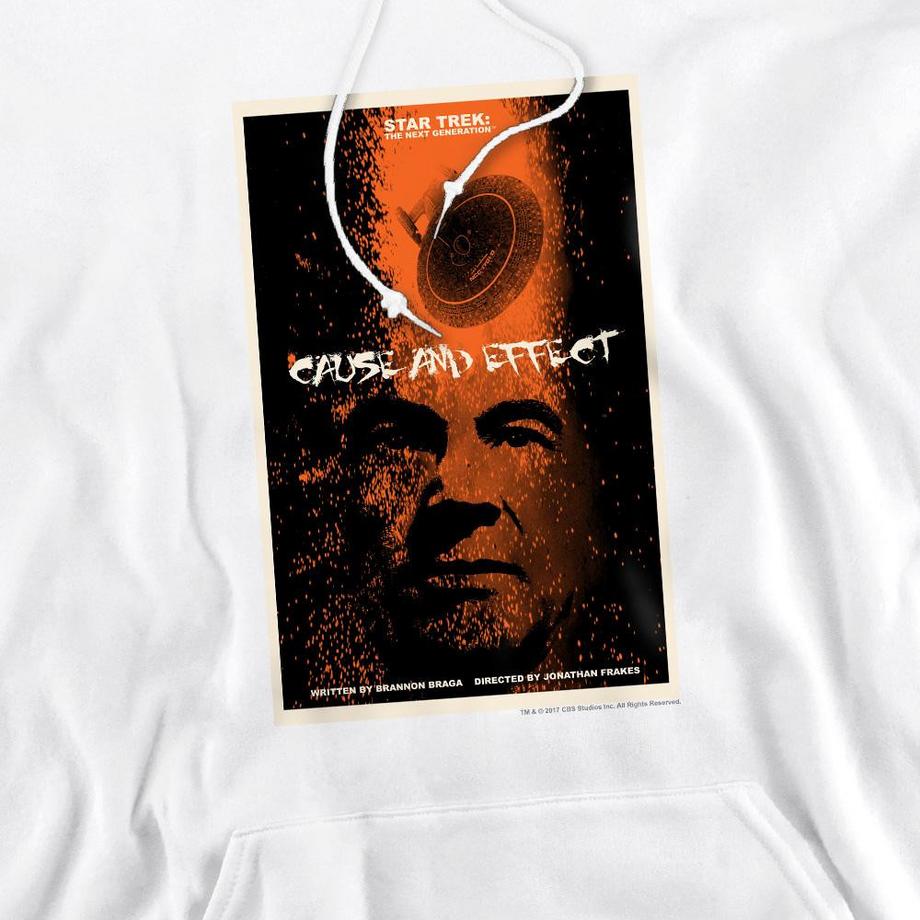 Star Trek The Next Generation Season 5 Episode 18 Felpa con cappuccio  