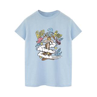 LOONEY TUNES Wile E Coyote Beep Beep T-Shirt Stampata  