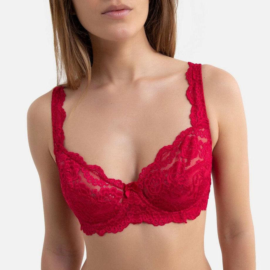 La Redoute Collections Reggiseno con ferretto in pizzo Anthea  