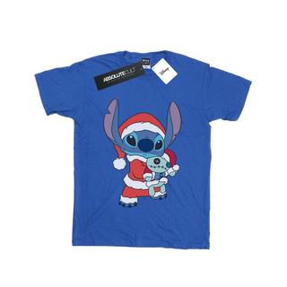 Disney  Lilo And Stitch Stitch Christmas TShirt 