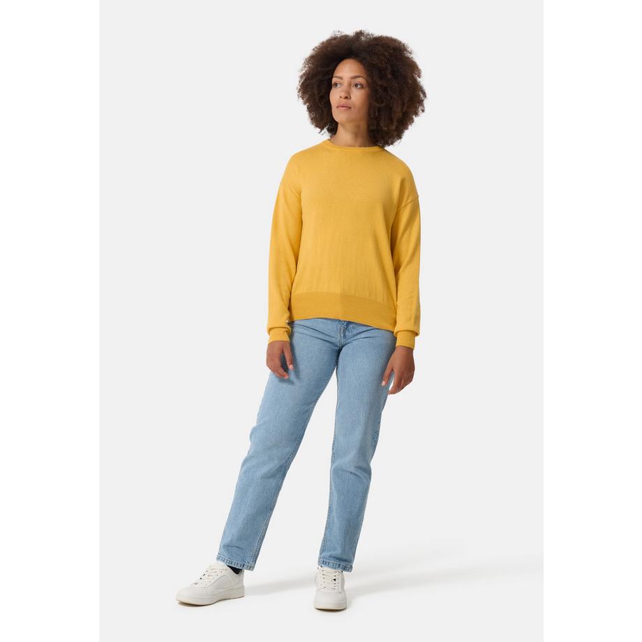 CASH-MERE.CH Wolle Kaschmir Oversize Style Rundhals Pullover  