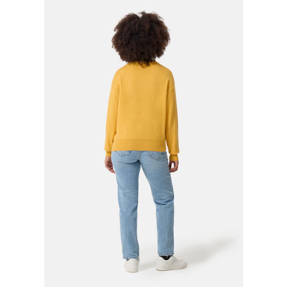 CASH-MERE.CH Wolle Kaschmir Oversize Style Rundhals Pullover  