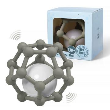 Jouet de dentition hochet pour bébé à saisir et à mâcher, dentition sensorielle en silicone souple