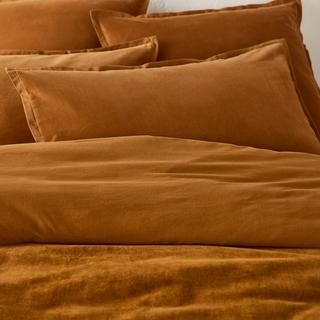 La Redoute Intérieurs Noria Copripiumino Reversibile Velluto Cotone Lavato  