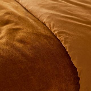 La Redoute Intérieurs Noria Copripiumino Reversibile Velluto Cotone Lavato  