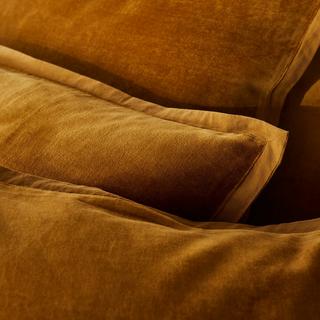 La Redoute Intérieurs Noria Copripiumino Reversibile Velluto Cotone Lavato  