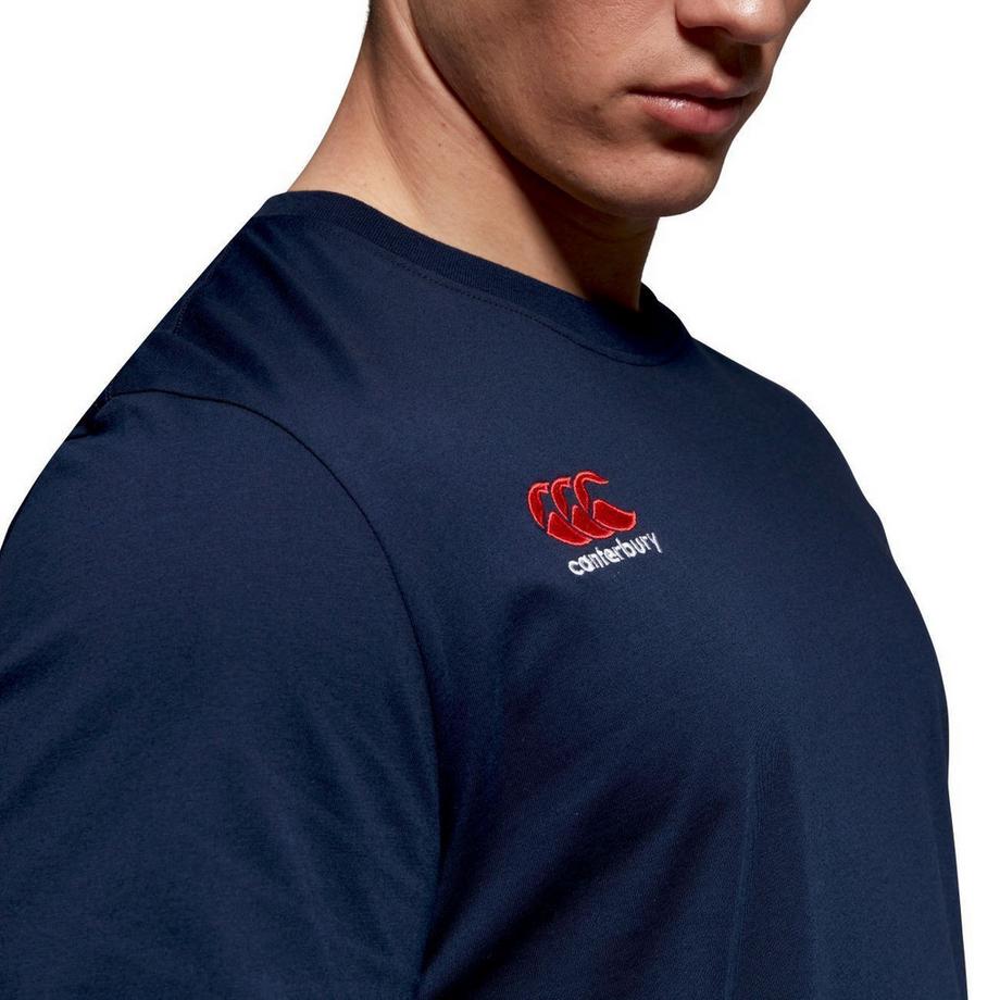 Canterbury Baumwoll T-Shirt mit kleinem Logo  
