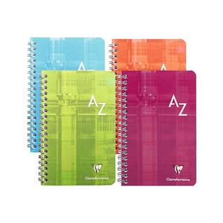 Clairefontaine CLAIREFONTAINE Spiralheft ass. 11x17cm 68699 5mm, A-Z 50 Blatt  