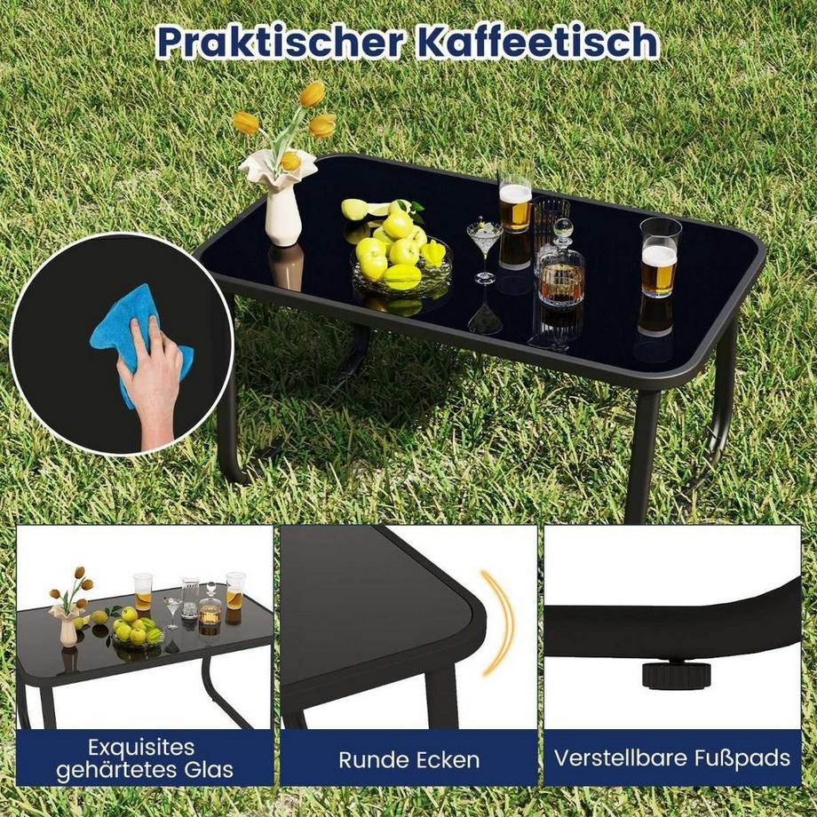 Northix Set altalena da patio da 4 pezzi  
