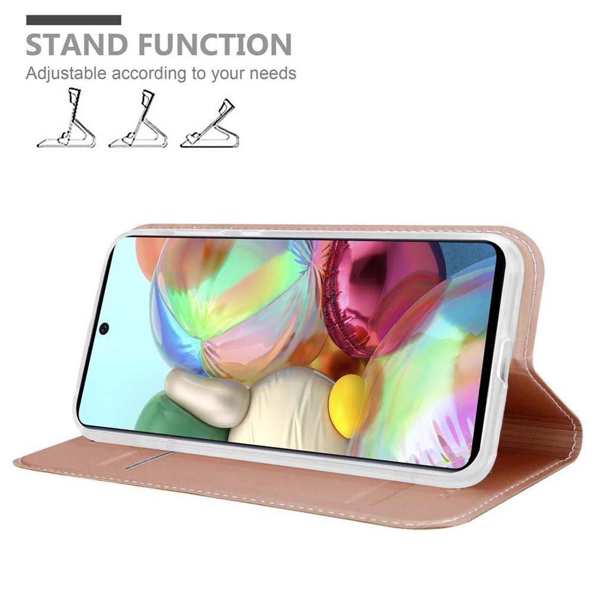 Cadorabo  Hülle für Samsung Galaxy A71 4G Magnetverschluss, Kartenfach 