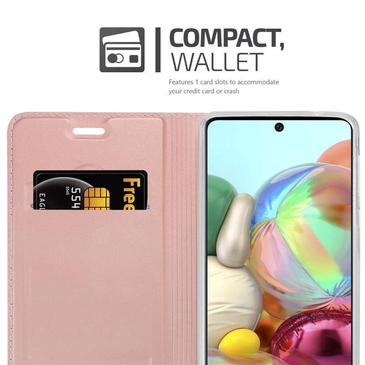 Cadorabo  Hülle für Samsung Galaxy A71 4G Magnetverschluss, Kartenfach 