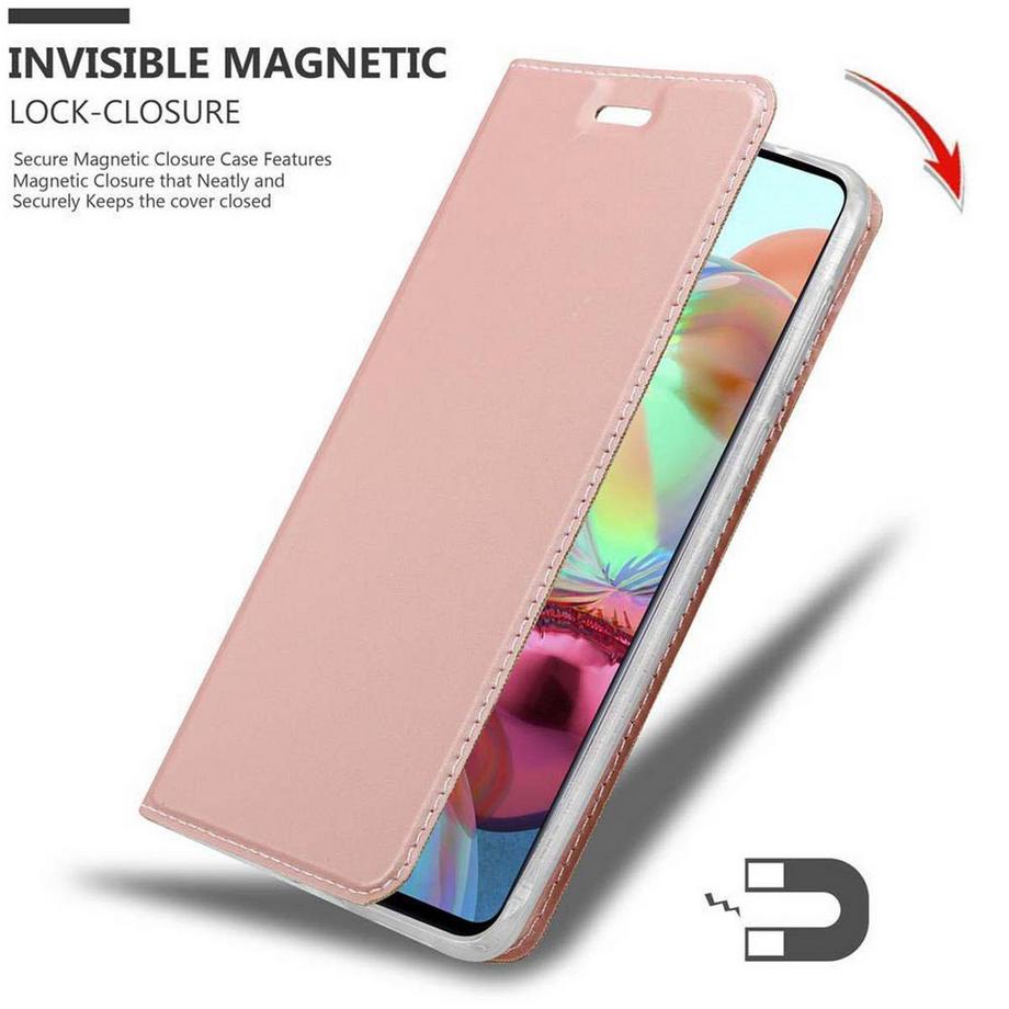 Cadorabo  Hülle für Samsung Galaxy A71 4G Magnetverschluss, Kartenfach 
