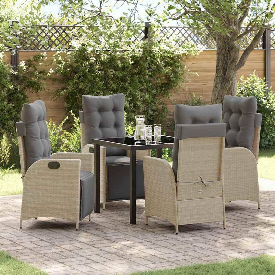 VidaXL Garten essgruppe poly-rattan  