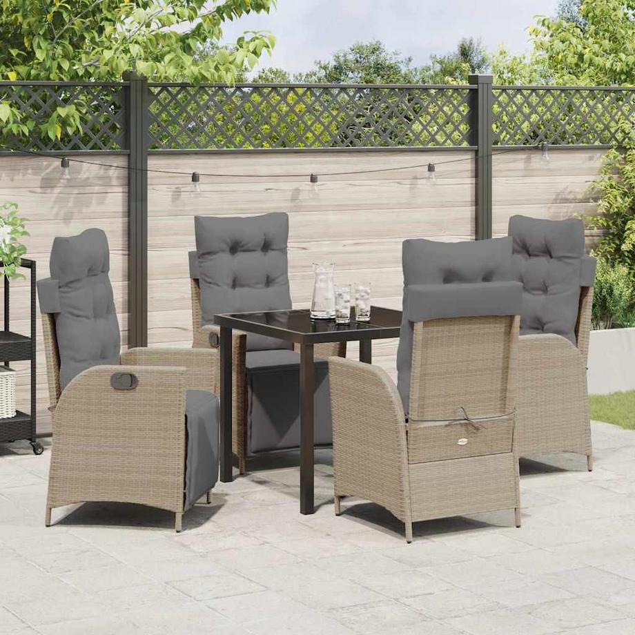 VidaXL Garten essgruppe poly-rattan  