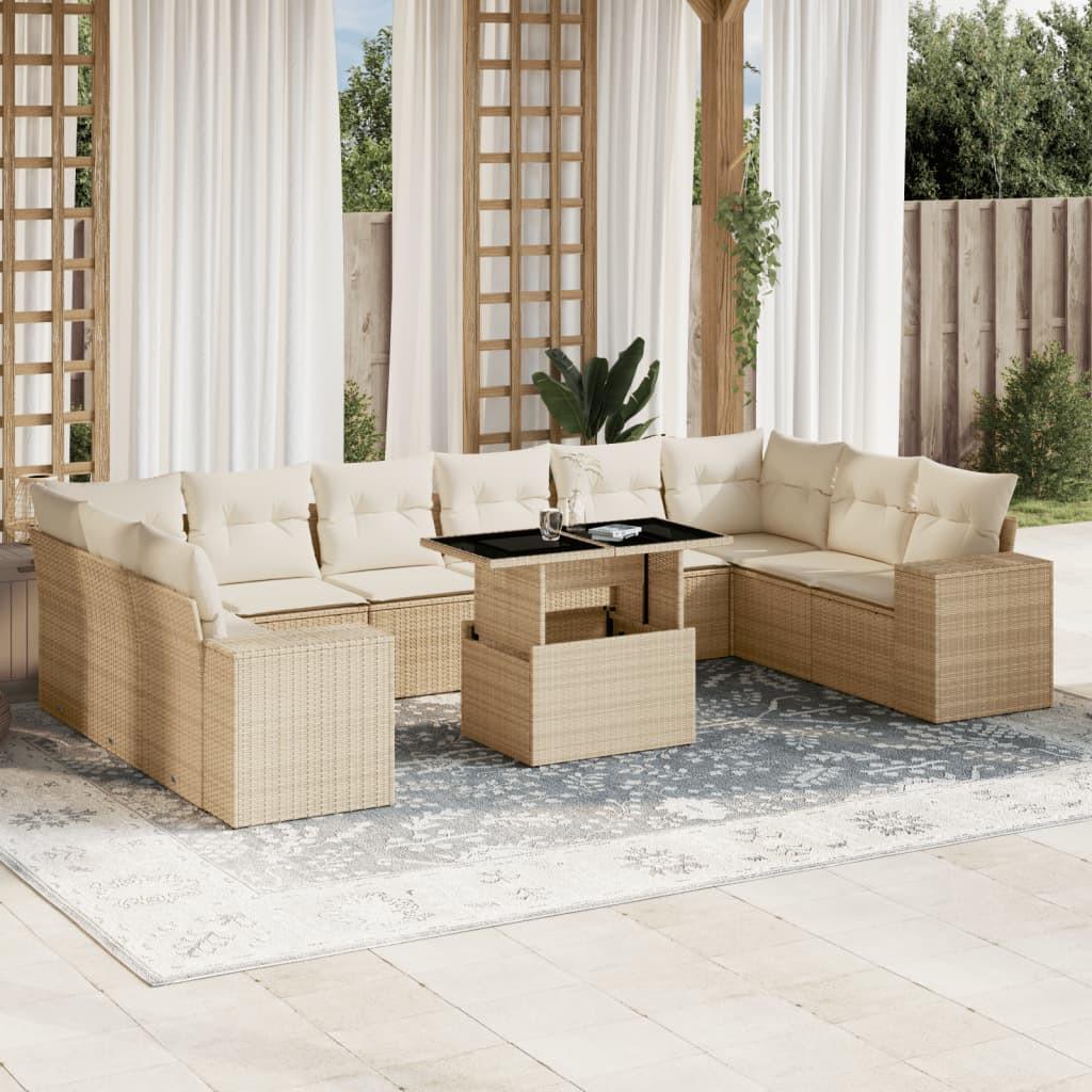 VidaXL Garten sofagarnitur poly-rattan  