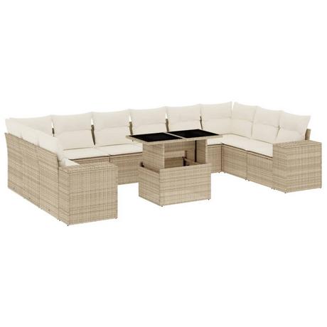 VidaXL Garten sofagarnitur poly-rattan  