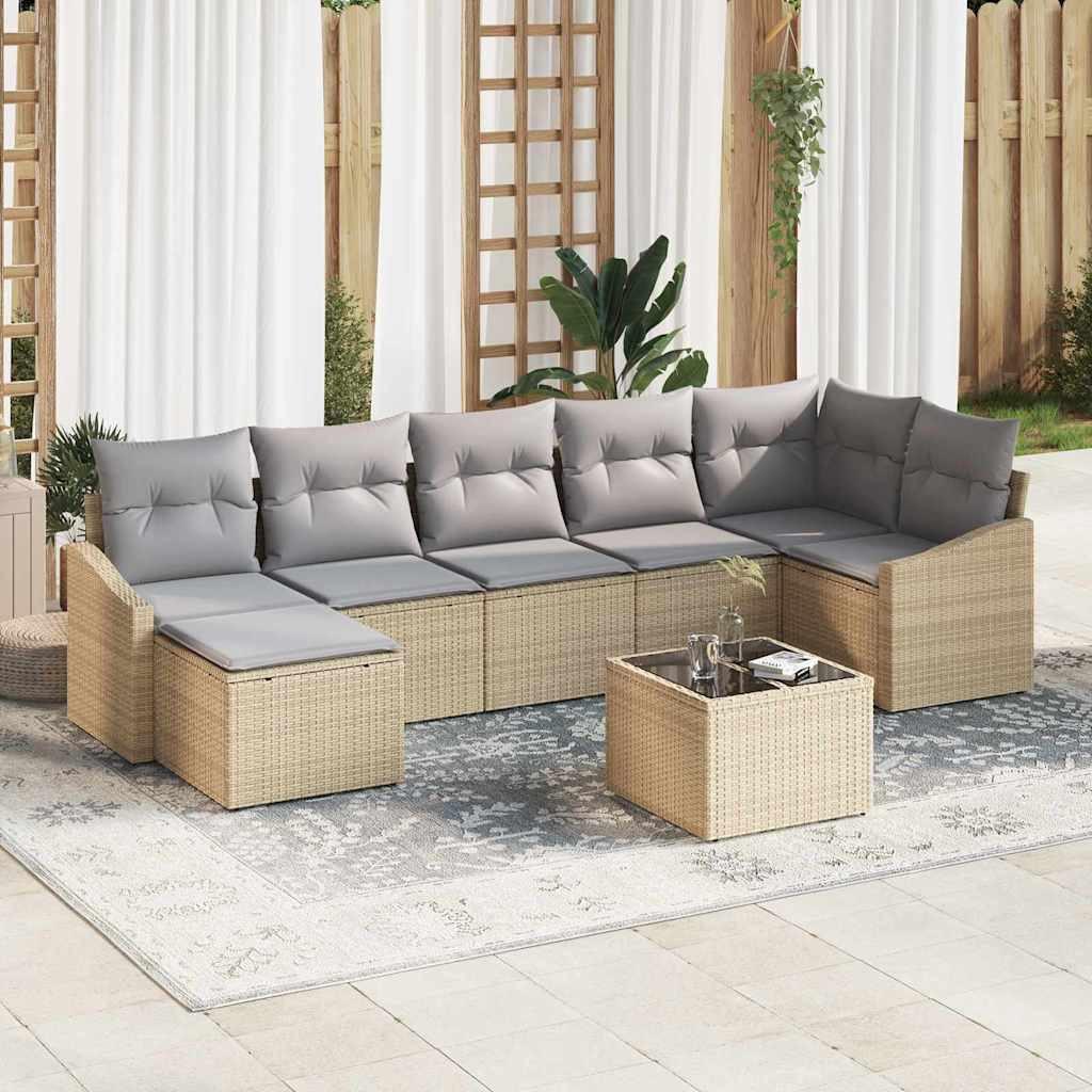 VidaXL Garten-sofa poly-rattan  