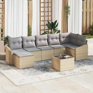 VidaXL Garten-sofa poly-rattan  