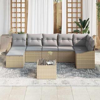 VidaXL Garten-sofa poly-rattan  