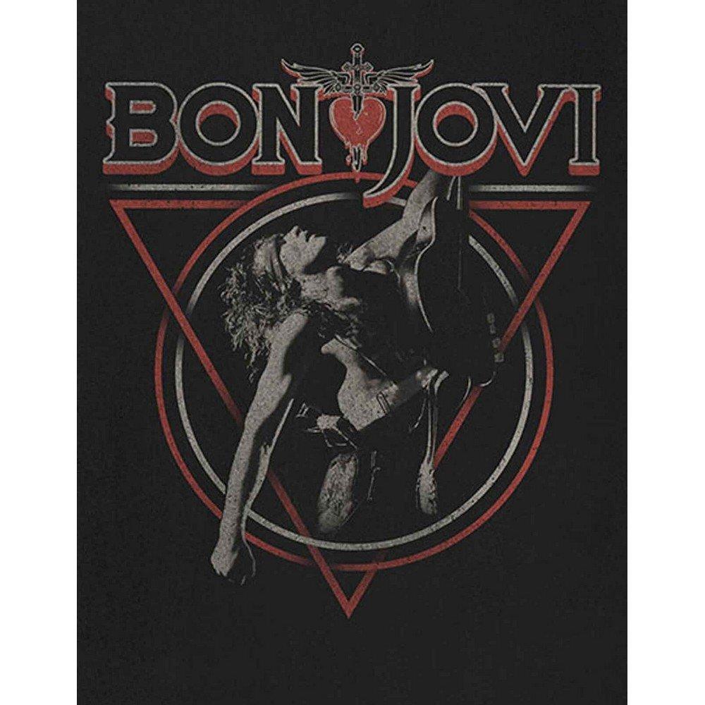 Bon Jovi Triangle Overlap T-Shirt  
