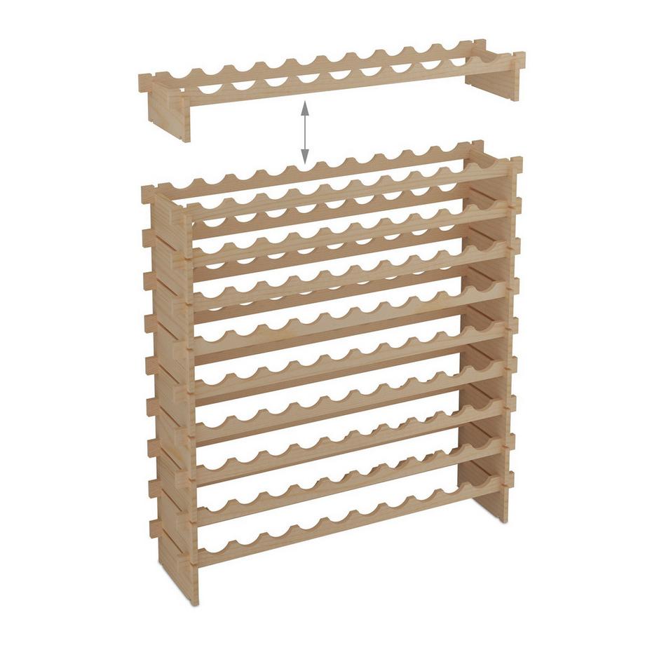 Northix Portabottiglie espandibile per bottiglie di vino  