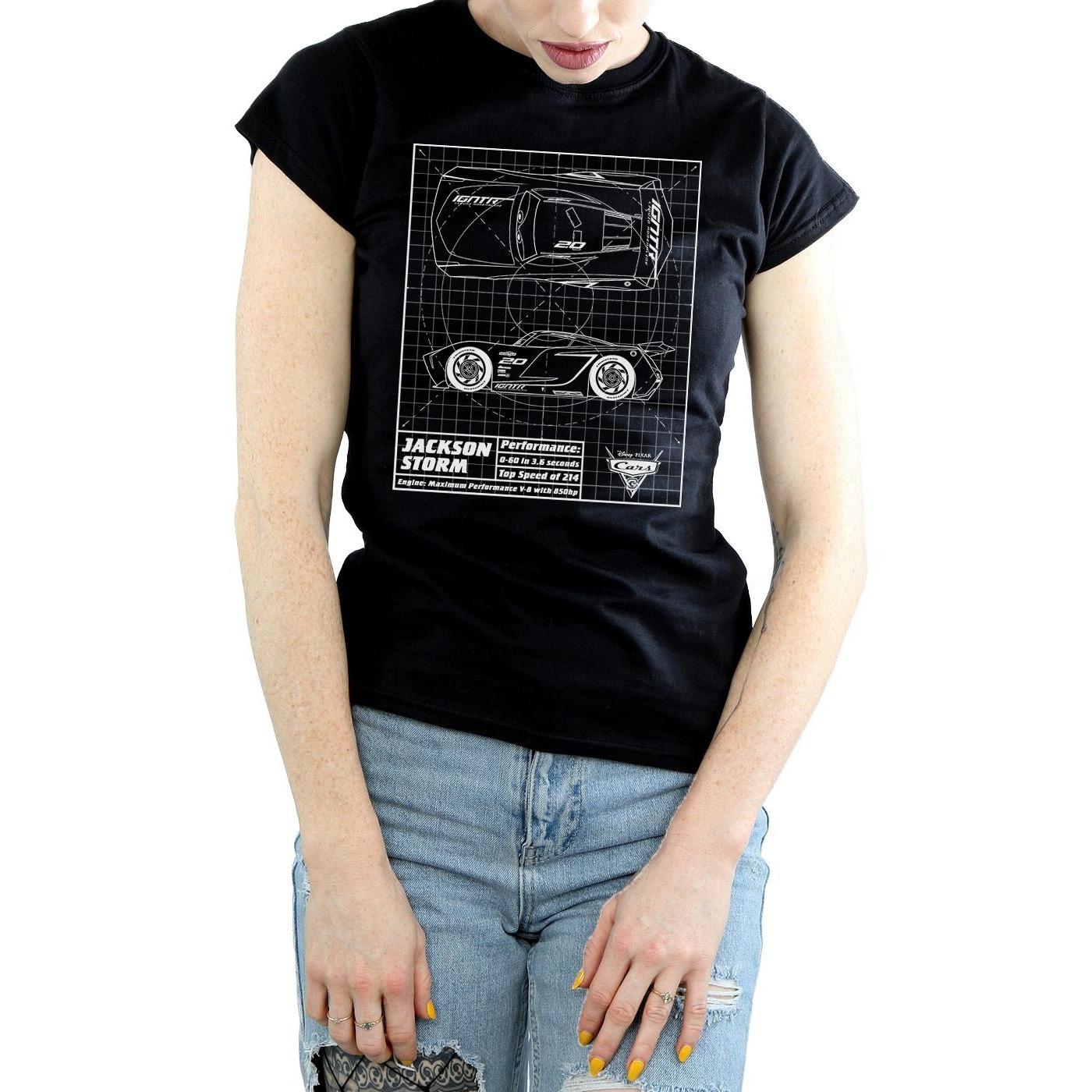 Disney Cars Jackson Storm Blueprint T-Shirt  