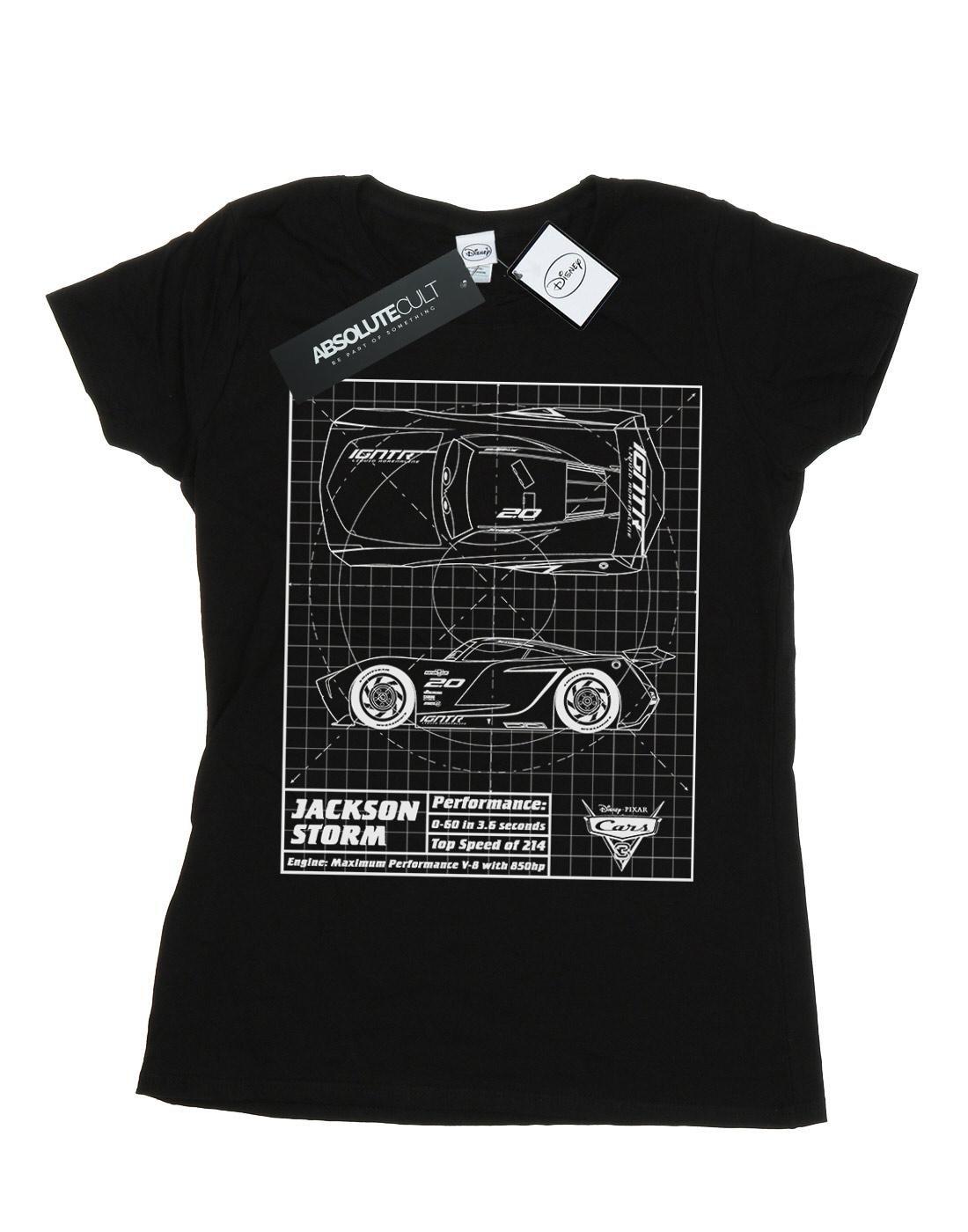 Disney  Cars Jackson Storm Blueprint TShirt 