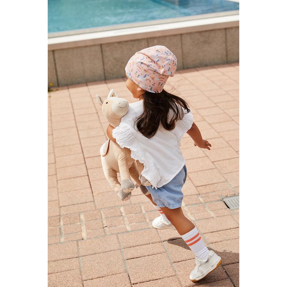 Sterntaler  Kinder Übergangsmütze Einhörner UV50+ 