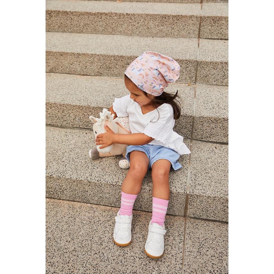 Sterntaler  Kinder Übergangsmütze Einhörner UV50+ 