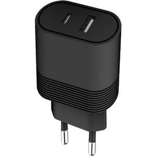 BigBen Connected  Doppeltes Netzladegerät USB-A + USB-C 32W (12+20W) Power Delivery 